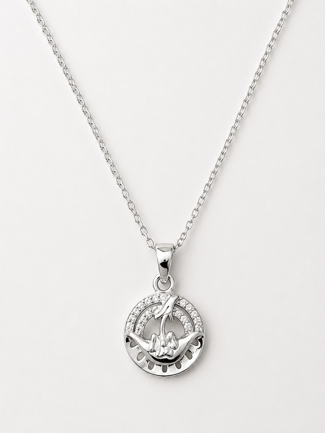 Silver Chain With Pendent For Girl & Women