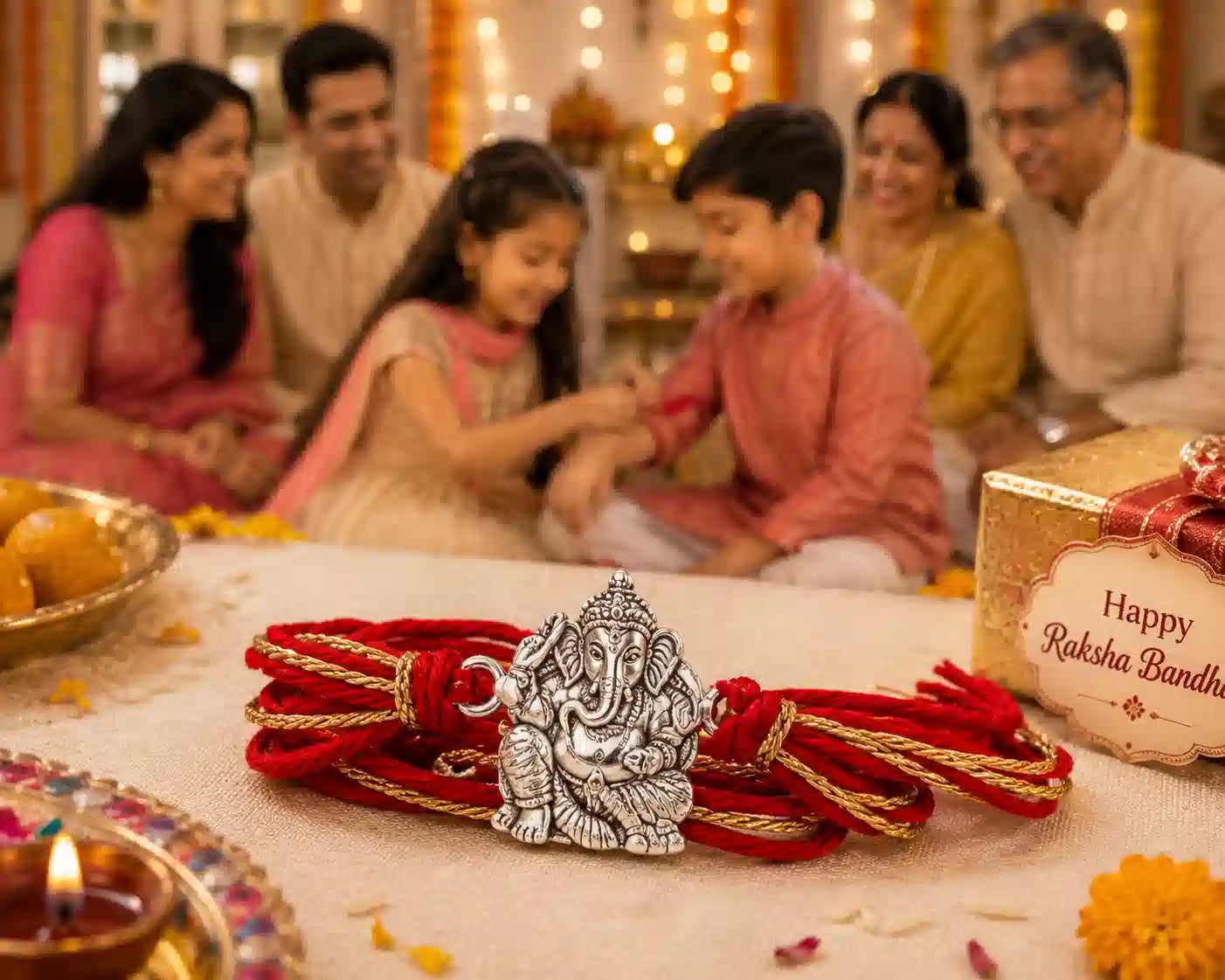 Kids Ganesha Blessing Rakhi