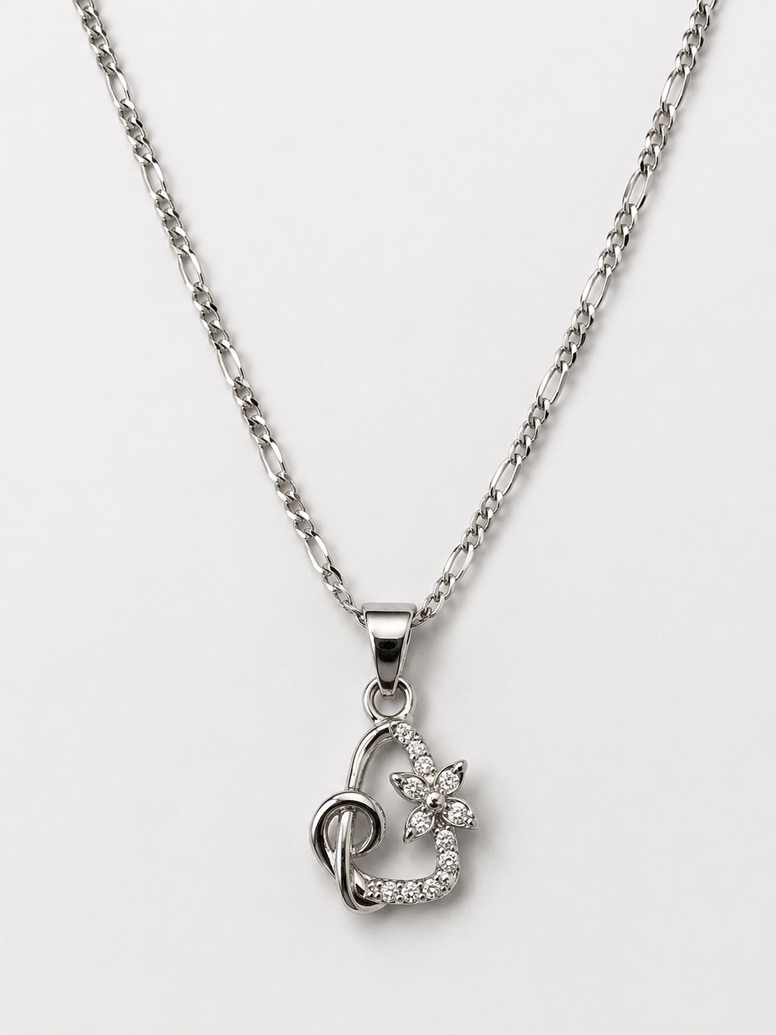 Silver Chain With Pendent For Girl & Women