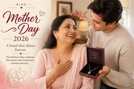 “Mother’s Day silver jewellery gift collection for mom by Madhaviya Jewels”