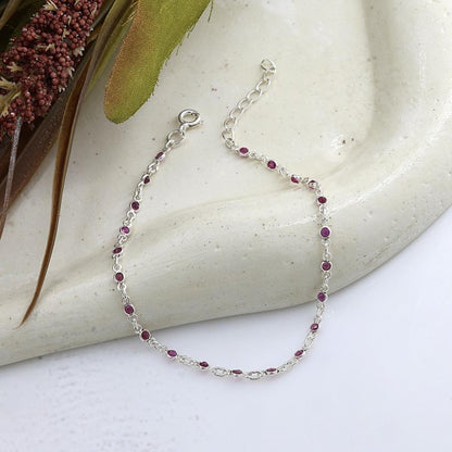 925 Sterling Silver Anklet (Single)