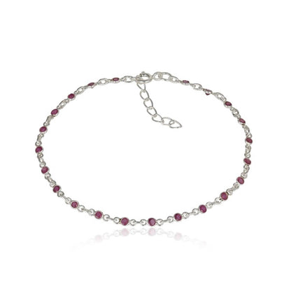 925 Sterling Silver Anklet (Single)