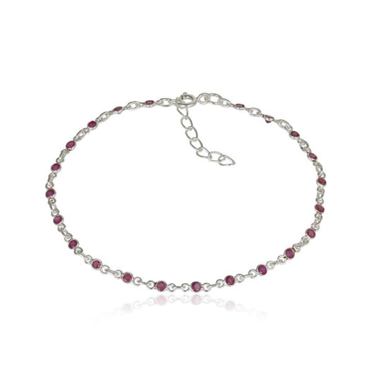925 Sterling Silver Anklet (Single)