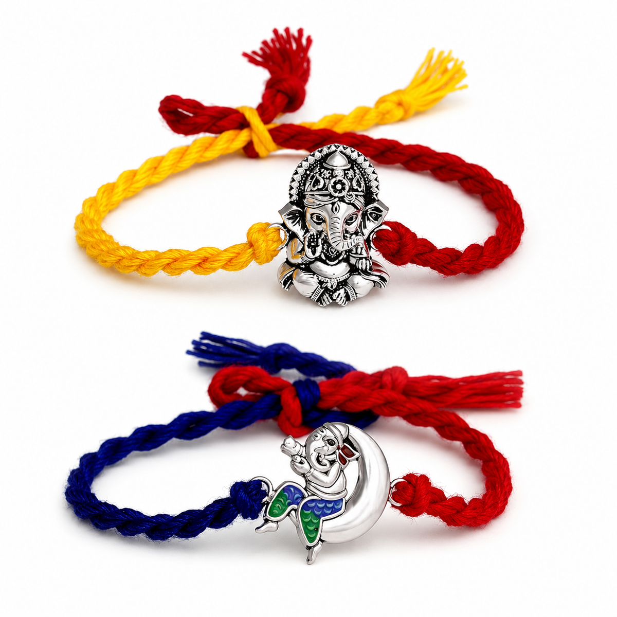 2026 New Pure Silver Rakhi Collection |Pack Of 2| Premium Raksha Bandhan Rakhis | Madhaviya Jewels