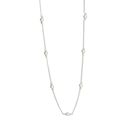 Silver Pearl chain for Women