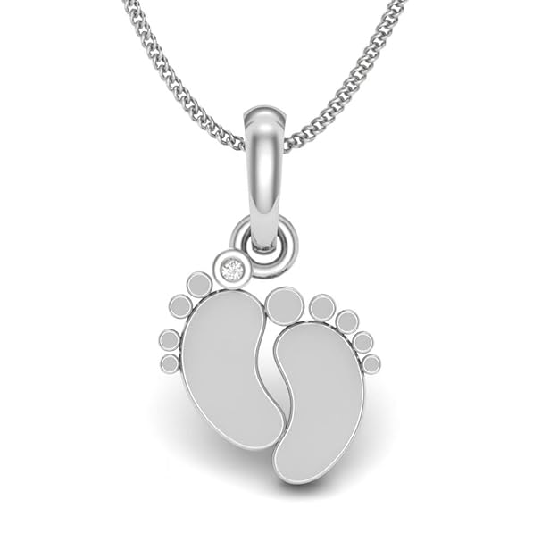 Baby Footprint pendant chain