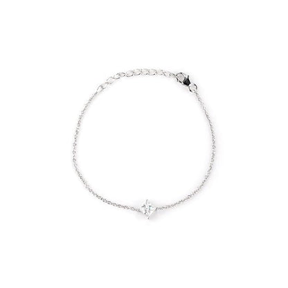 Solitaire Shine Bracelet in 925 Silver