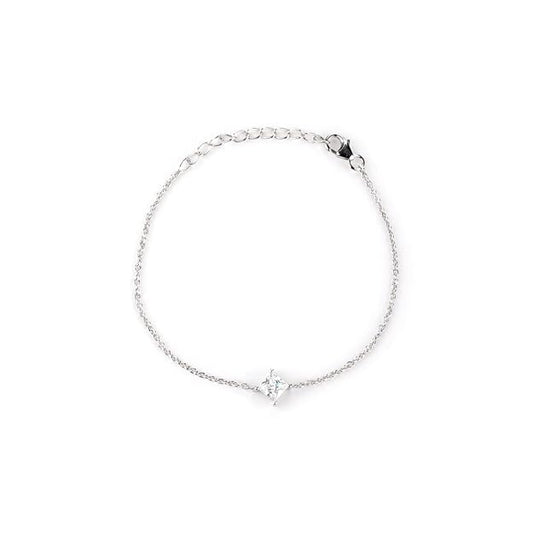 Solitaire Shine Bracelet in 925 Silver