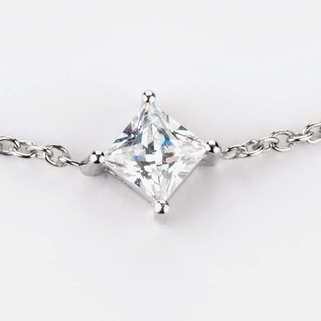 Solitaire Shine Bracelet in 925 Silver