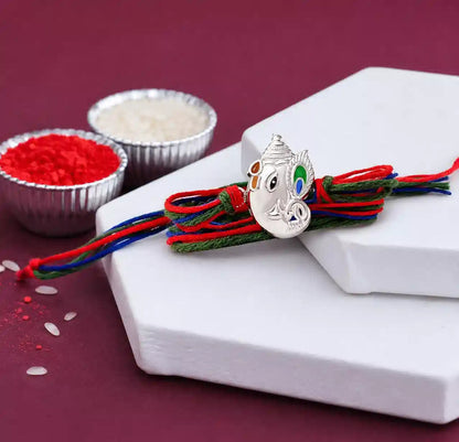 Morpankh Ganesha Rakhi