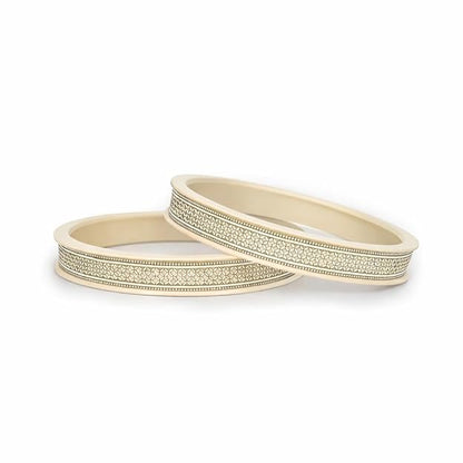 Cream Bangles for women