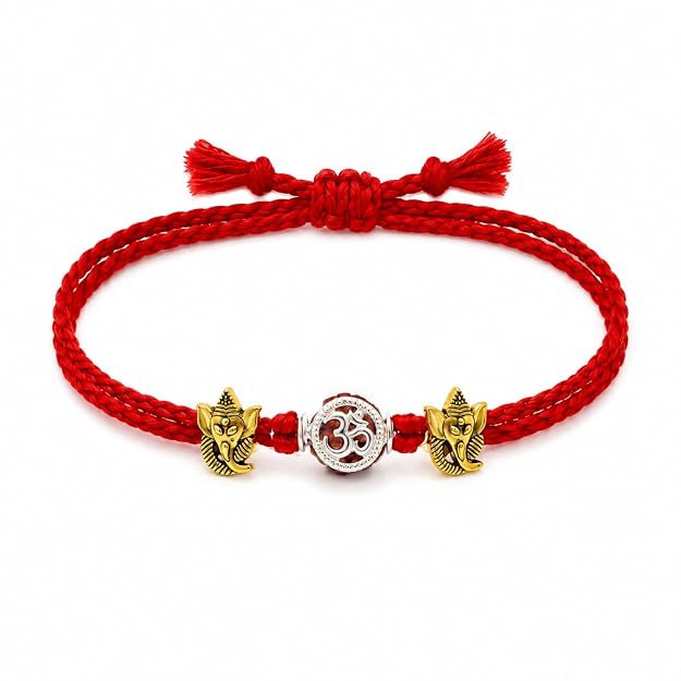 Shivansh Rudraksh Rakhi | Rudraksha Silver Rakhi | Rakhi for Brother