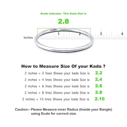 Silver Solid kada