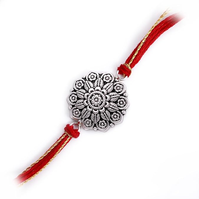 Antique Rajwadi Mandala Rakhi | Premium Designer Rakhi 2026