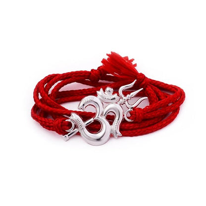 99.5% Pure Silver Om Trishul Rakhi for Army Brother | Raksha Bandhan Special | Madhaviya Jewels