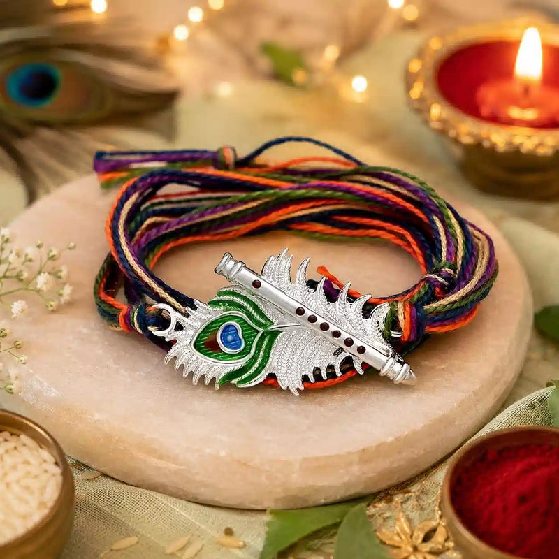 Morpankh Basuri Bracelet Rakhi