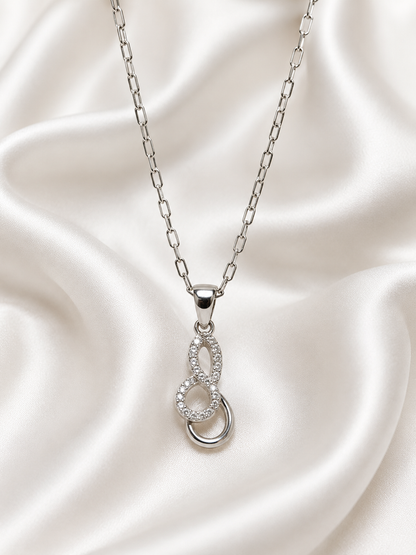 Silver Chain With Pendent For Women
