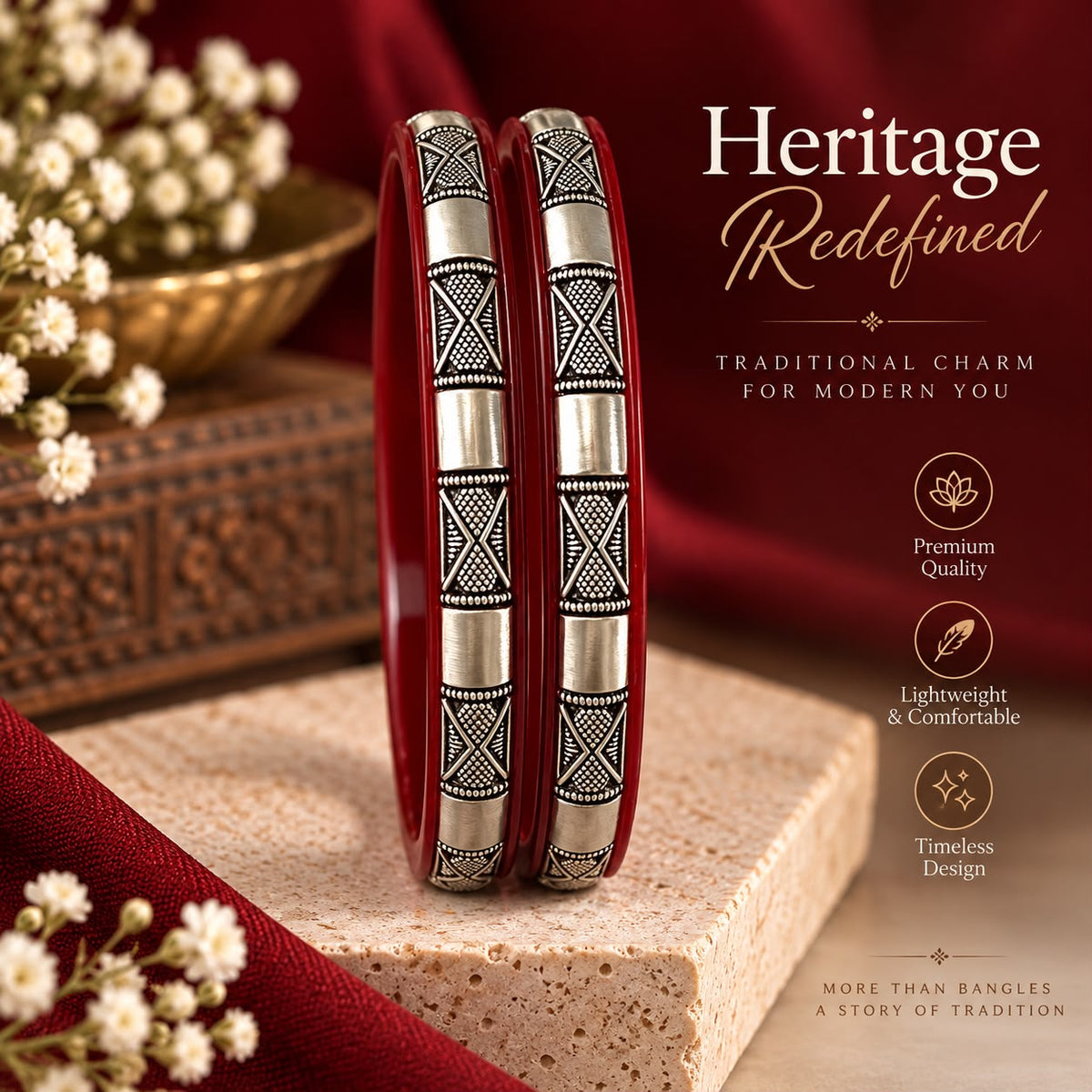 Royal Heritage Rajasthani Silver Bangles| Silver Bangles |Letest Design Bangles|