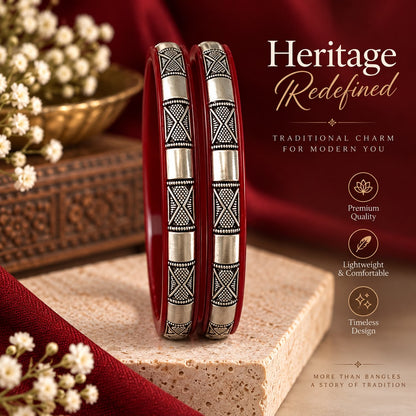 Royal Heritage Rajasthani Silver Bangles| Silver Bangles |Letest Design Bangles|