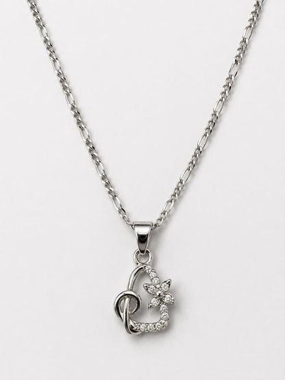 Silver Chain With Pendent For Girl & Women