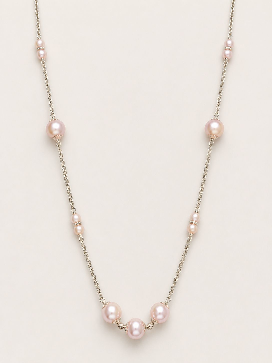 Silver Pearl chain for Women & Girl