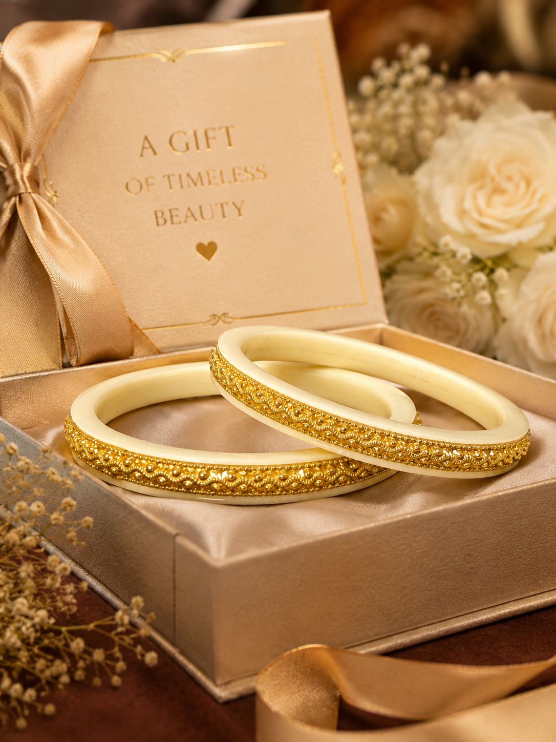 Rajasthani Pure Silver Gold Plated Bangles For Women| Best Gift