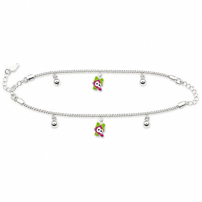 925 Sterling Silver Anklet for kids