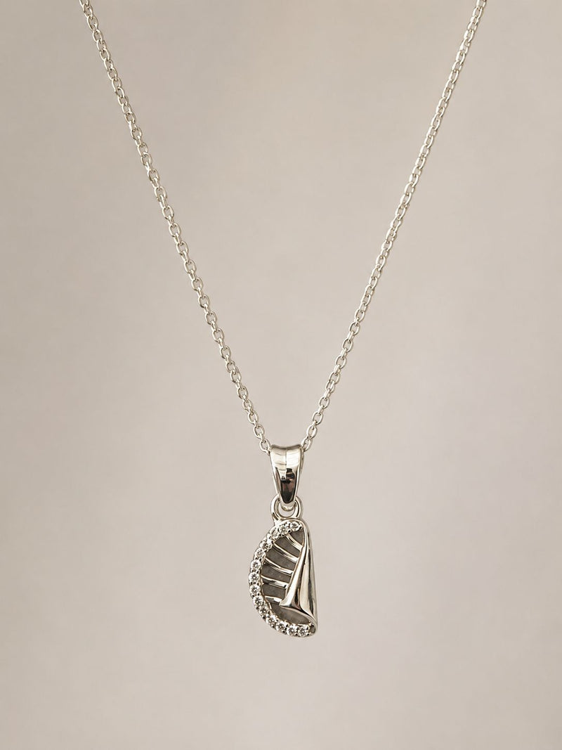 Silver Chain With Pendent For Girl & Women