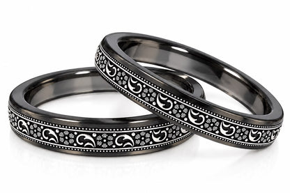 Original 99.5% Pure Silver Floral Designer Bangle | Traditional Rajasthani Bangle|